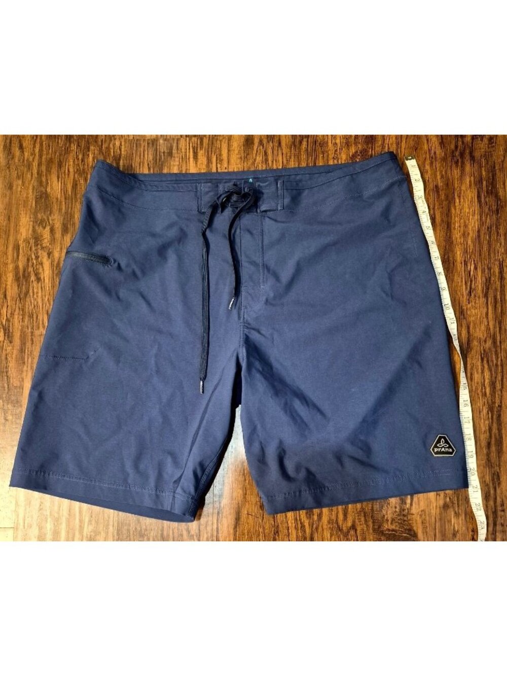 prAna Navy Blue Catalyst Board Shorts 38
